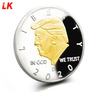 Salva di nuovo l'America Souvenir Personal Custom Coin Metallo Oro Argento trump challenge coin trump coin 2024 con scatola di plastica