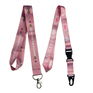 Nastro in poliestere rosa con ganci