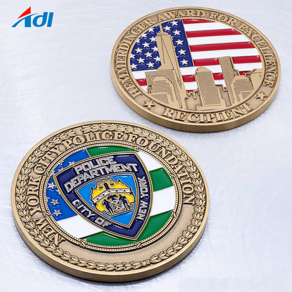 Coin Maker personalizzato a buon mercato bandiera americana moneta/US Military Gold Plated Challenge Coins/Metal Coin Antique