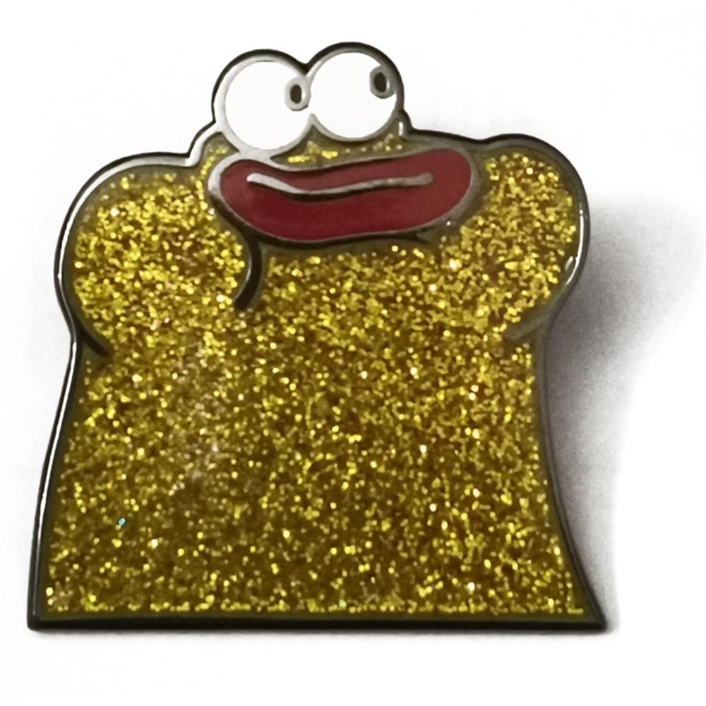 Pin smaltato glitterato personalizzato / Pin smaltato duro Produttore personalizzato Cina