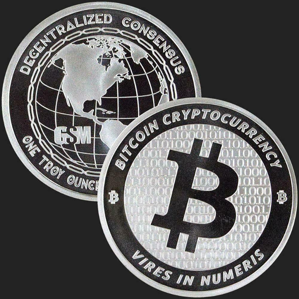 Moneta commemorativa Bitcoin originale in edizione limitata da collezione BTC moneta in metallo placcato oro