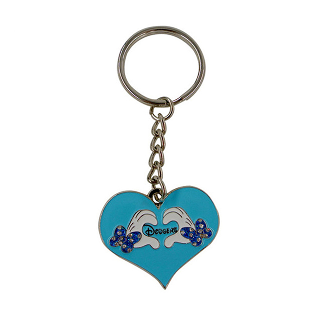 Personalizza Portachiavi Love Metal con logo